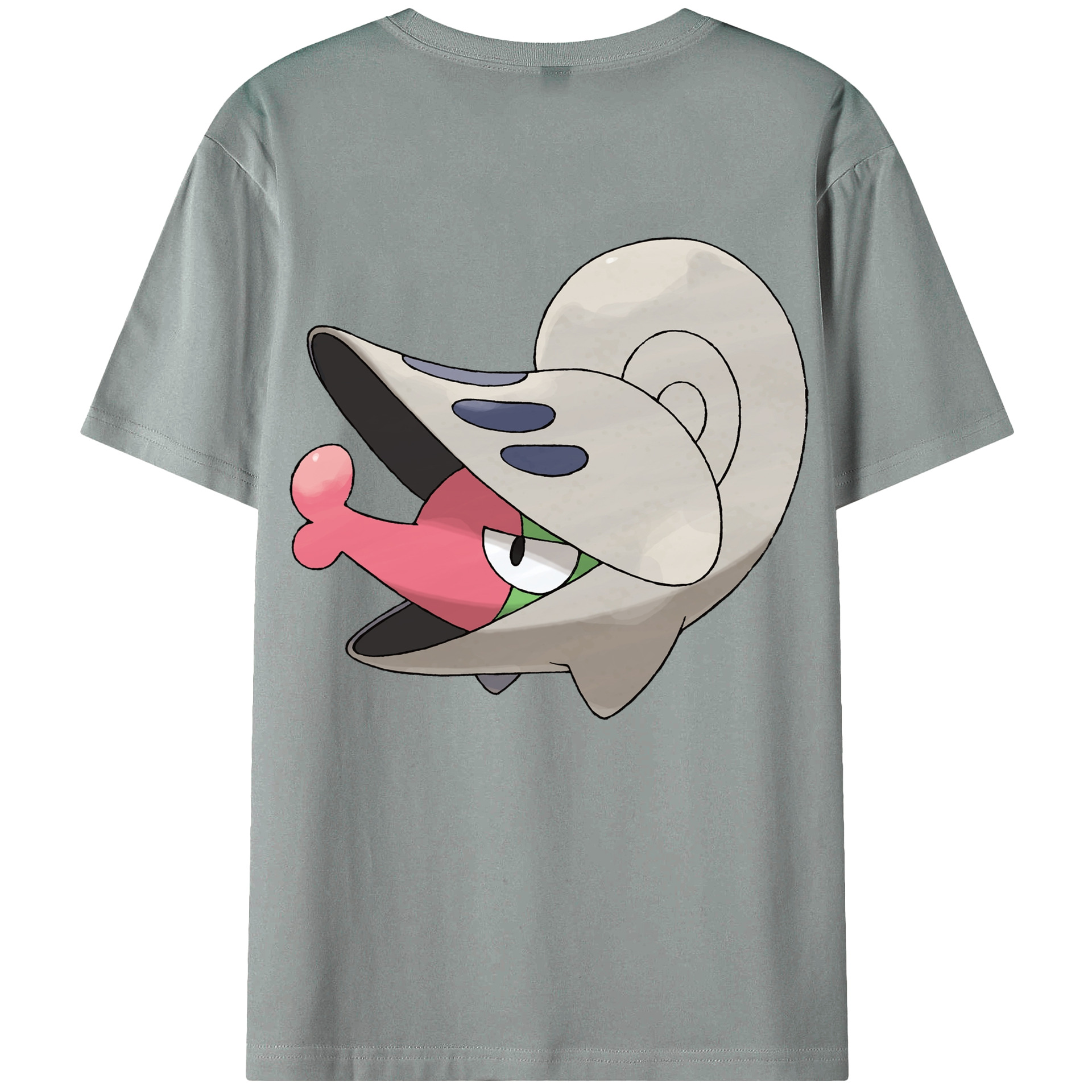 （画像用） ポケットモンスター Pokémon 綿100％ メンズ半袖Tシャツ（バックプリント） 通気性